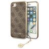 Guess GUHCI8GF4GBR iPhone 7/8/SE 2020 / SE 2022 brown/brązowy hard case 4G Charms Collection na NearMe.pl