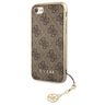 Guess GUHCI8GF4GBR iPhone 7/8/SE 2020 / SE 2022 brown/brązowy hard case 4G Charms Collection na NearMe.pl
