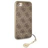Guess GUHCI8GF4GBR iPhone 7/8/SE 2020 / SE 2022 brown/brązowy hard case 4G Charms Collection na NearMe.pl