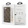 Guess GUHCI8GF4GBR iPhone 7/8/SE 2020 / SE 2022 brown/brązowy hard case 4G Charms Collection na NearMe.pl
