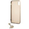Guess GUHCPXGF4GBR iPhone X/Xs brown/brązowy hard case 4G Charms Collection na NearMe.pl