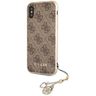 Guess GUHCPXGF4GBR iPhone X/Xs brown/brązowy hard case 4G Charms Collection na NearMe.pl