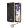 Guess GUHCPXGF4GGR iPhone X/Xs grey/szary hard case 4G Charms Collection na NearMe.pl