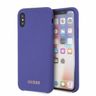 Guess GUHCPXLSGLUV iPhone X/Xs purple/fioletowy hard case Silicone na NearMe.pl