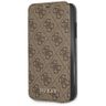 Guess GUFLBKI61GF4GBR iPhone Xr brown/brązowy book 4G Charms Collection na NearMe.pl