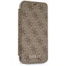 Guess GUFLBKI61GF4GBR iPhone Xr brown/brązowy book 4G Charms Collection na NearMe.pl