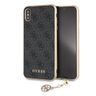 Guess GUHCI65GF4GGR iPhone Xs Maxgrey/szary hard case 4G Charms Collection na NearMe.pl