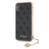 Guess GUHCI65GF4GGR iPhone Xs Maxgrey/szary hard case 4G Charms Collection na NearMe.pl