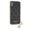 Guess GUHCI65GF4GGR iPhone Xs Maxgrey/szary hard case 4G Charms Collection na NearMe.pl