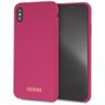 Guess GUHCI65LSGLPI iPhone Xs Max pink/różowy hard case Silicone na NearMe.pl
