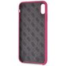 Guess GUHCI65LSGLPI iPhone Xs Max pink/różowy hard case Silicone na NearMe.pl