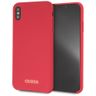 Guess GUHCI65LSGLRE iPhone Xs Max red/czerwony hard case Silicone na NearMe.pl