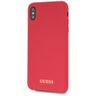 Guess GUHCI65LSGLRE iPhone Xs Max red/czerwony hard case Silicone na NearMe.pl