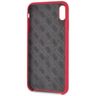 Guess GUHCI65LSGLRE iPhone Xs Max red/czerwony hard case Silicone na NearMe.pl