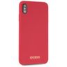 Guess GUHCI65LSGLRE iPhone Xs Max red/czerwony hard case Silicone na NearMe.pl