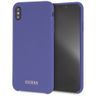Guess GUHCI65LSGLUV iPhone Xs Max purple/fioletowy hard case Silicone na NearMe.pl