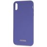 Guess GUHCI65LSGLUV iPhone Xs Max purple/fioletowy hard case Silicone na NearMe.pl