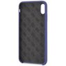 Guess GUHCI65LSGLUV iPhone Xs Max purple/fioletowy hard case Silicone na NearMe.pl