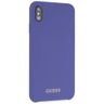 Guess GUHCI65LSGLUV iPhone Xs Max purple/fioletowy hard case Silicone na NearMe.pl
