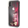 Guess GUHCPXGLHFLRA iPhone X/Xsraspberry hard case Glitter Hearts na NearMe.pl
