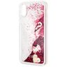 Guess GUHCPXGLHFLRA iPhone X/Xsraspberry hard case Glitter Hearts na NearMe.pl
