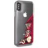 Guess GUHCPXGLHFLRA iPhone X/Xsraspberry hard case Glitter Hearts na NearMe.pl