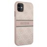 Guess GUHCN614GDPI iPhone 11 6,1"/ Xr różowy/pink hardcase 4G Stripe na NearMe.pl