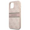 Guess GUHCP12S4GDPI iPhone 12 mini 5,4"różowy/pink hardcase 4G Stripe na NearMe.pl