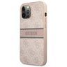 Guess GUHCP12M4GDPI iPhone 12/12 Pro6,1" różowy/pink hardcase 4G Stripe na NearMe.pl