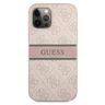 Guess GUHCP12M4GDPI iPhone 12/12 Pro6,1" różowy/pink hardcase 4G Stripe na NearMe.pl