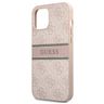 Guess GUHCP12M4GDPI iPhone 12/12 Pro6,1" różowy/pink hardcase 4G Stripe na NearMe.pl