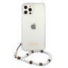 Guess GUHCP12LKPSWH iPhone 12 Pro Max6,7" Transparent hardcase White Pearl na NearMe.pl