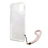 Guess GUHCN61KSMAPI iPhone 11 6,1" / Xr różowy/pink hardcase Marble with cord Collection na NearMe.pl