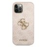Guess GUHCP12M4GMGPI iPhone 12/12 Pro 6,1" różowy/pink hardcase 4G Big Metal Logo na NearMe.pl