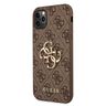 Guess GUHCN654GMGBR iPhone 11 Pro Maxbrązowy/brown hardcase 4G Big Metal Logo na NearMe.pl