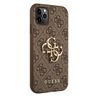 Guess GUHCN654GMGBR iPhone 11 Pro Maxbrązowy/brown hardcase 4G Big Metal Logo na NearMe.pl