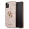 Guess GUHCN654GMGPI iPhone 11 Pro Maxróżowy/pink hardcase 4G Big Metal Logo na NearMe.pl