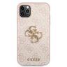 Guess GUHCN654GMGPI iPhone 11 Pro Maxróżowy/pink hardcase 4G Big Metal Logo na NearMe.pl
