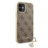 Guess GUHCN61GF4GBR iPhone 11 / Xr 6,1"brown/brązowy hard case 4G Charms Collection na NearMe.pl