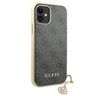 Guess GUHCN61GF4GGR iPhone 11 6,1" / Xrgrey/szary hard case 4G Charms Collection na NearMe.pl