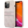 Guess GUHCP13L4GDPI iPhone 13 Pro / 13 6,1" różowy/pink hardcase 4G Stripe na NearMe.pl