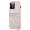 Guess GUHCP13L4GDPI iPhone 13 Pro / 13 6,1" różowy/pink hardcase 4G Stripe na NearMe.pl