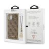 Guess GUHCP13MGF4GBR iPhone 13 / 14 / 15 6.1" brązowy/brown hardcase 4G Charms Collection na NearMe.pl