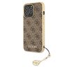 Guess GUHCP13LGF4GBR iPhone 13 Pro /  13 6,1" brązowy/brown hardcase 4G Charms Collection na NearMe.pl