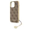 Guess GUHCP13LGF4GBR iPhone 13 Pro /  13 6,1" brązowy/brown hardcase 4G Charms Collection na NearMe.pl