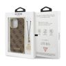 Guess GUHCP13LGF4GBR iPhone 13 Pro /  13 6,1" brązowy/brown hardcase 4G Charms Collection na NearMe.pl