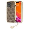 Guess GUHCP13XGF4GBR iPhone 13 Pro Max6,7" brązowy/brown hardcase 4G Charms Collection na NearMe.pl