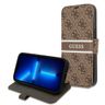 Guess GUBKP13M4GDBR iPhone 13 / 14 / 156.1" brązowy/brown book 4G Stripe na NearMe.pl