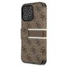 Guess GUBKP13L4GDBR iPhone 13 Pro / 13 6,1" brązowy/brown book 4G Stripe na NearMe.pl