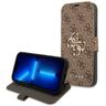Guess GUBKP13L4GMGBR iPhone 13 Pro / 13 6,1" brązowy/brown book 4G Big Metal Logo na NearMe.pl